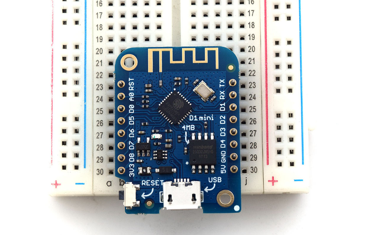 Get Started With Wemos D1 Mini ESP8266, Arduino IDE, IOT